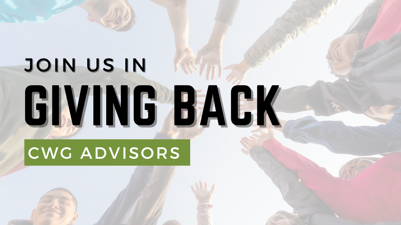 Join Us in Giving Back: Community Involvement with Cornerstone Wealth